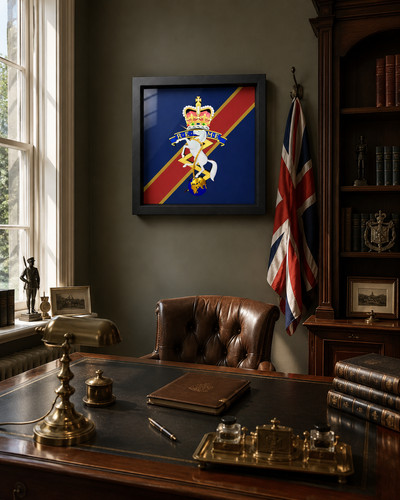 Reme queen crown cap badge - reme, queen's