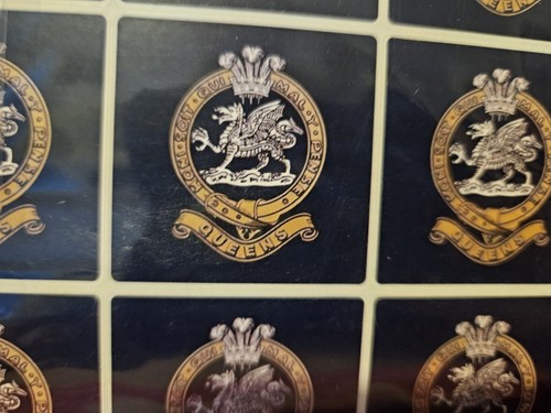 Queens regiment stickers - queens,