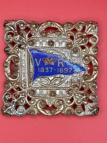 1897 antique metal - antique, enamel