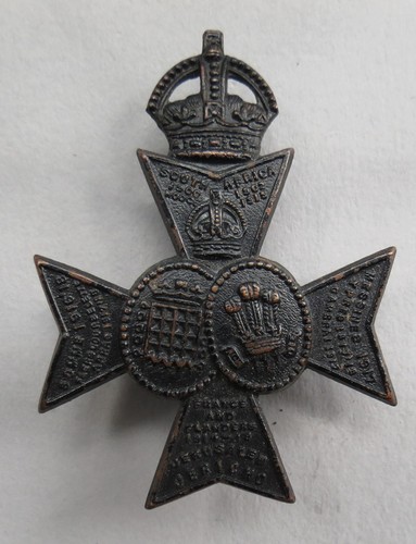 Military blackened cap badge - military,