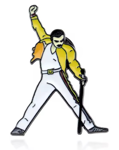 Queen freddie mercury enamel - queen,