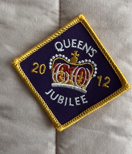Queen jubilee 2012 patch badge - jubilee,