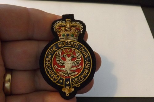 Military cloth bullion badge - cloth/bullion,