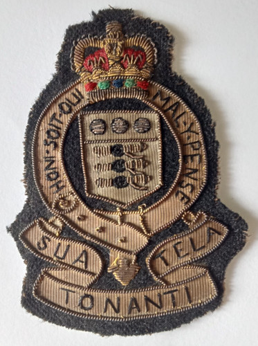 Hand embroidered - r.a.o.c., hand-embroidered