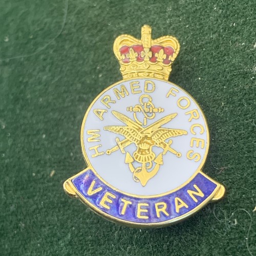 Armed forces veteran enamel - armed,