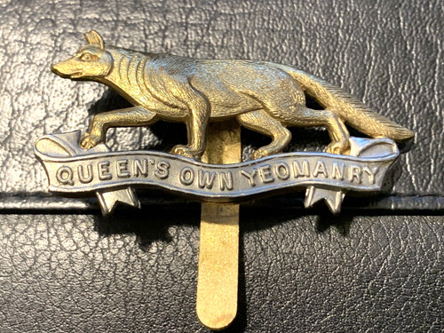 Queens own yeomanry cap - own,