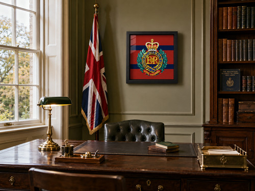 Royal engineers queen crown - royal,